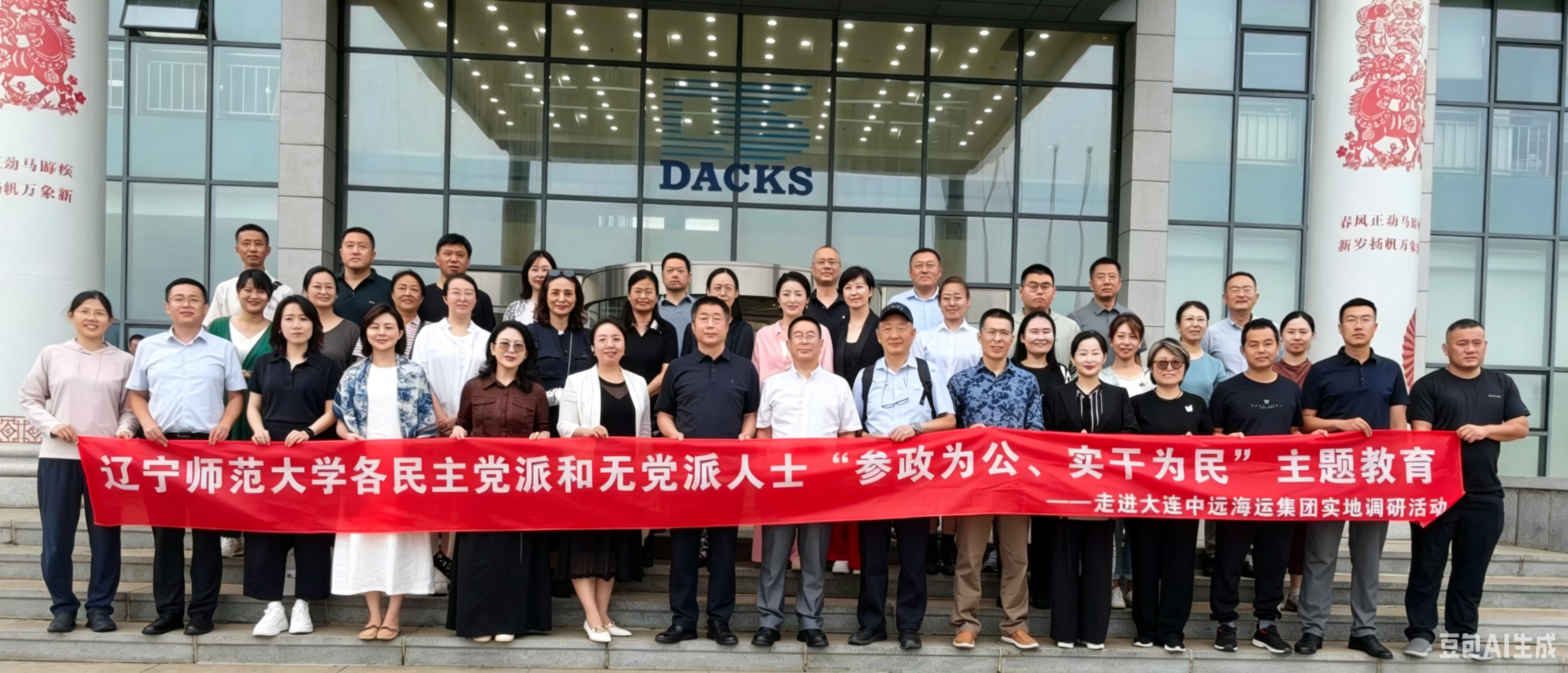 澳门十大信誉好的平台各民主党派、无党派人士赴大连中远海运集团开展“参政为公、实干为民”主题教育实践调研活动